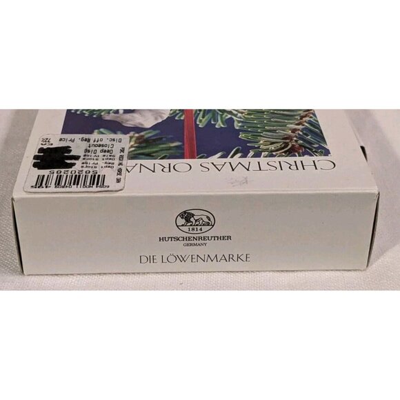 Christmas Ornament Hutschenreuther Horse Rocking Flugel White Biscuit Porcelain - Picture 13 of 14